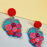 Load image into Gallery viewer, Trendy Korean "Grapes" Acrylic Earring
