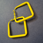 Load image into Gallery viewer, Square Hoop Earring