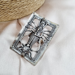 Load image into Gallery viewer, Oxidised " Durgaa Maa " Adjustable Ring