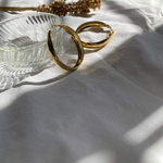Load image into Gallery viewer, ANTI-TARNISH Circular Bold Hoops