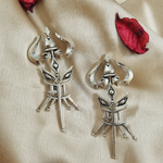 Load image into Gallery viewer, German Silver "Maa" Earring