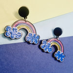 Load image into Gallery viewer, Cute quirky RAINBOW Earring