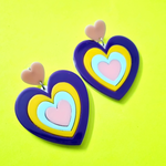 Load image into Gallery viewer, Korean Trendy Heart Earrings