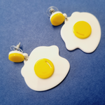 Load image into Gallery viewer, Korean Egg Sunny Side Up Earrings