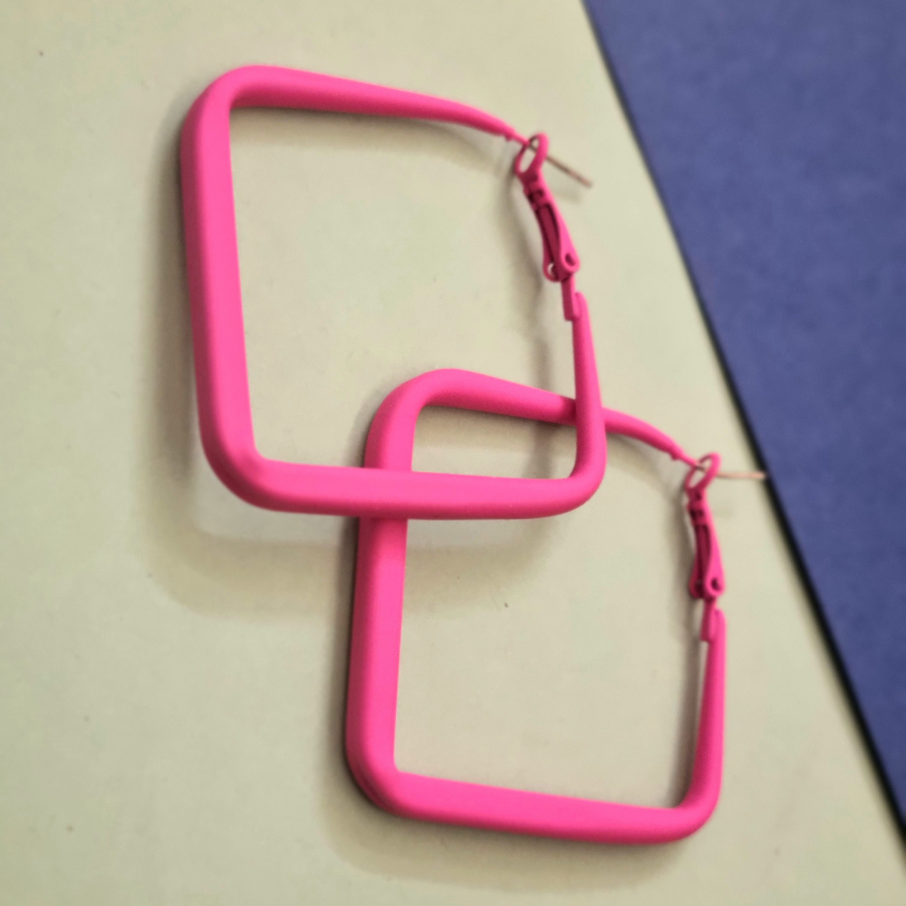 Square Hoop Earring