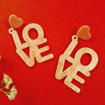 Load image into Gallery viewer, Quirky Korean Peachy Love Earrings