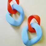 Load image into Gallery viewer, Contemporary Chain Design Earrings
