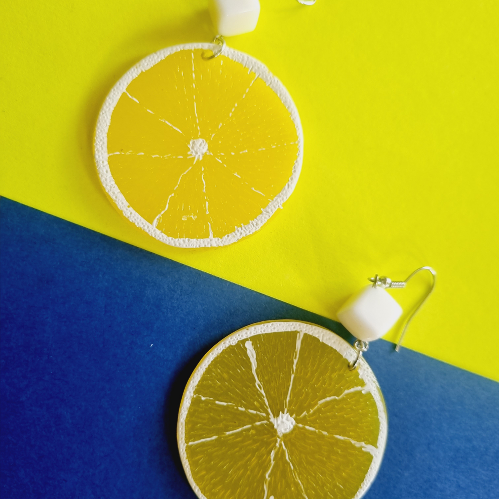 Korean Acrylic Lime Earring